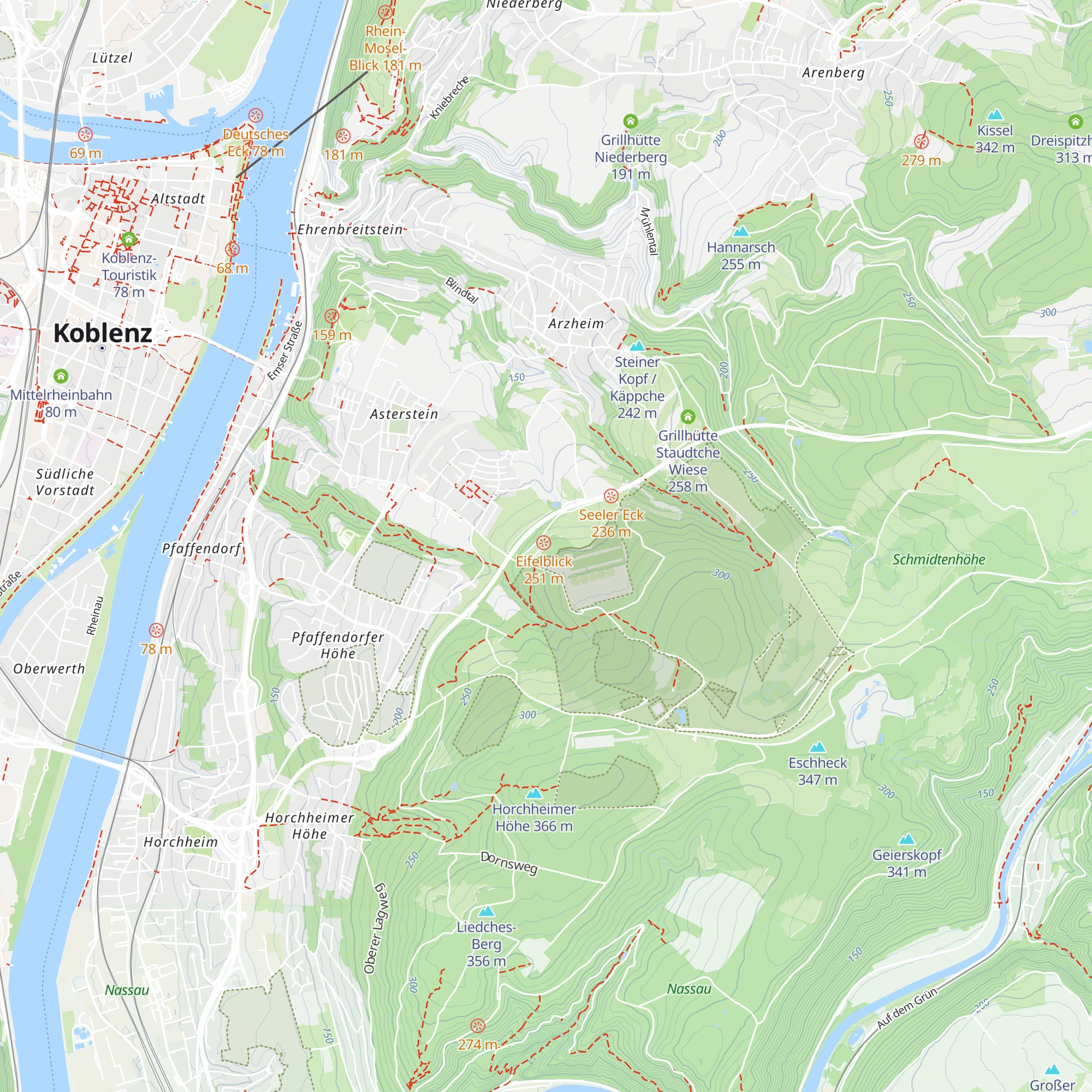 Eifelblickhütte map