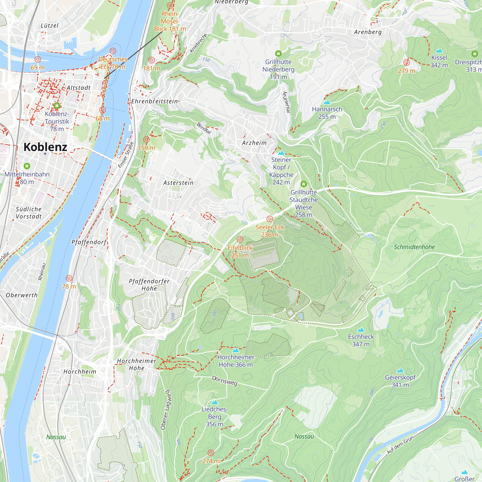 Eifelblickhütte map