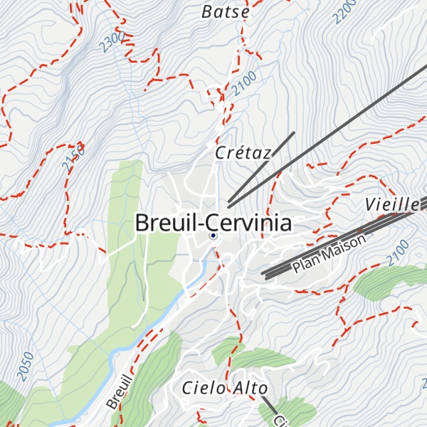 Map of Au Chamois
