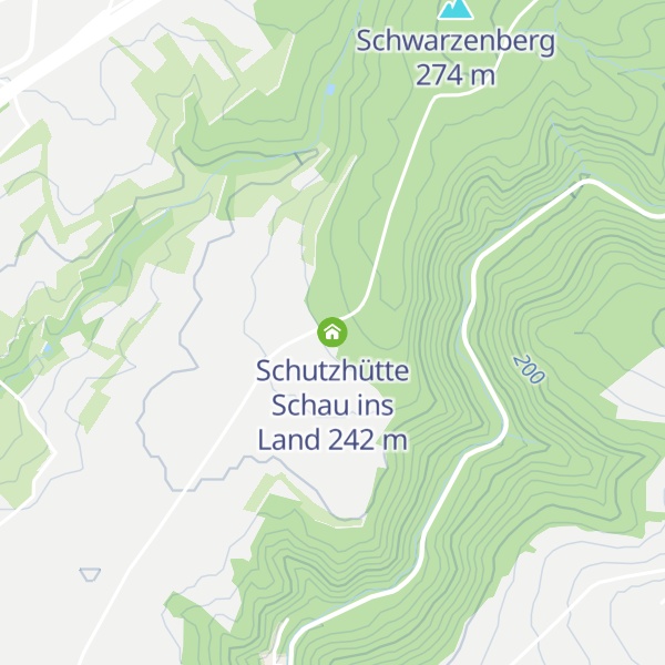 Map of Schutzhütte Schau ins Land