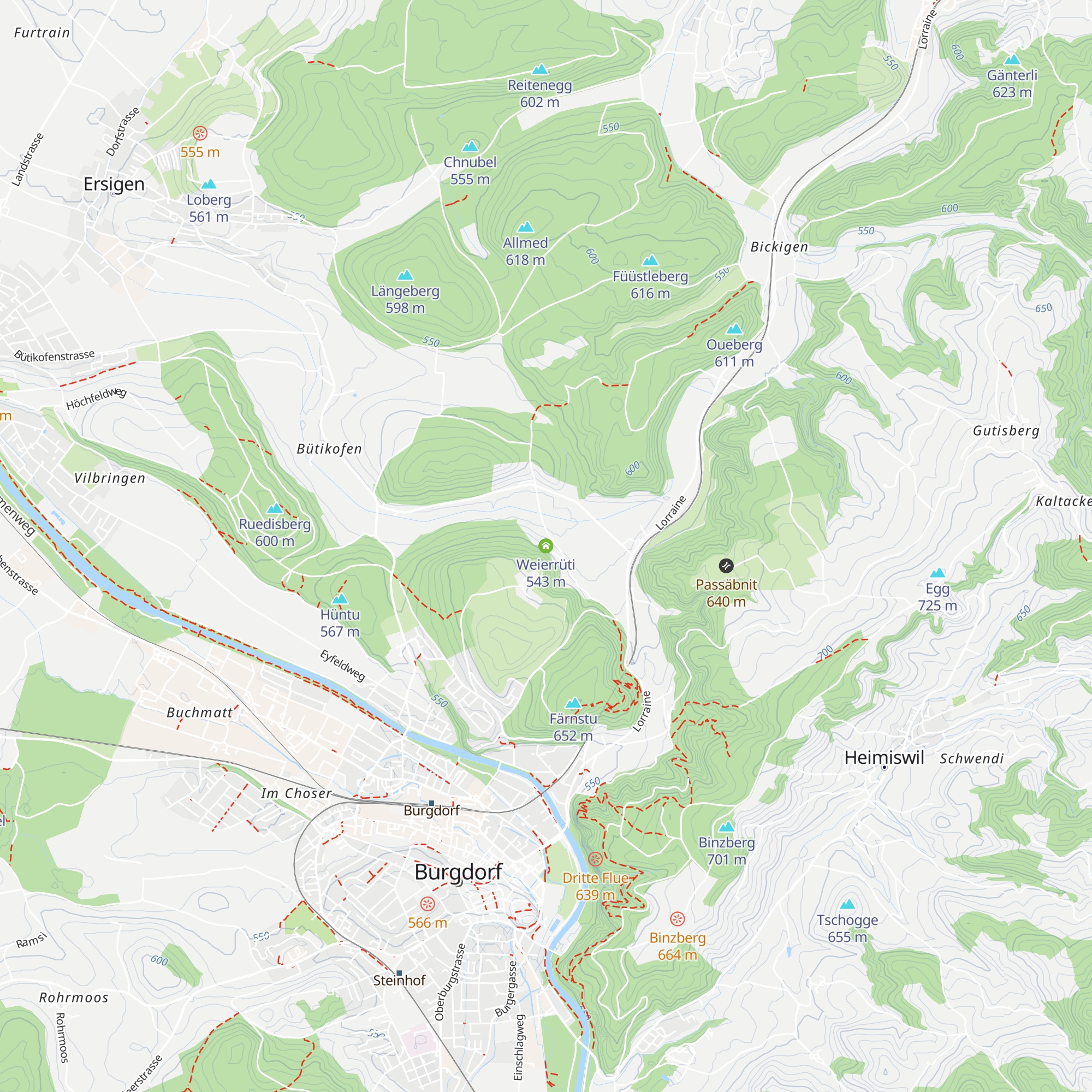 Weierrüti map