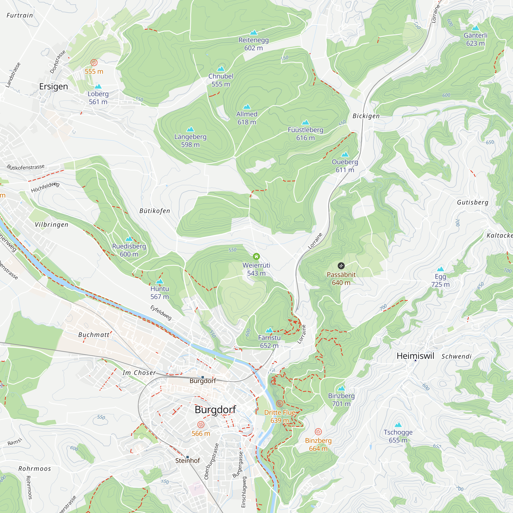 Weierrüti map
