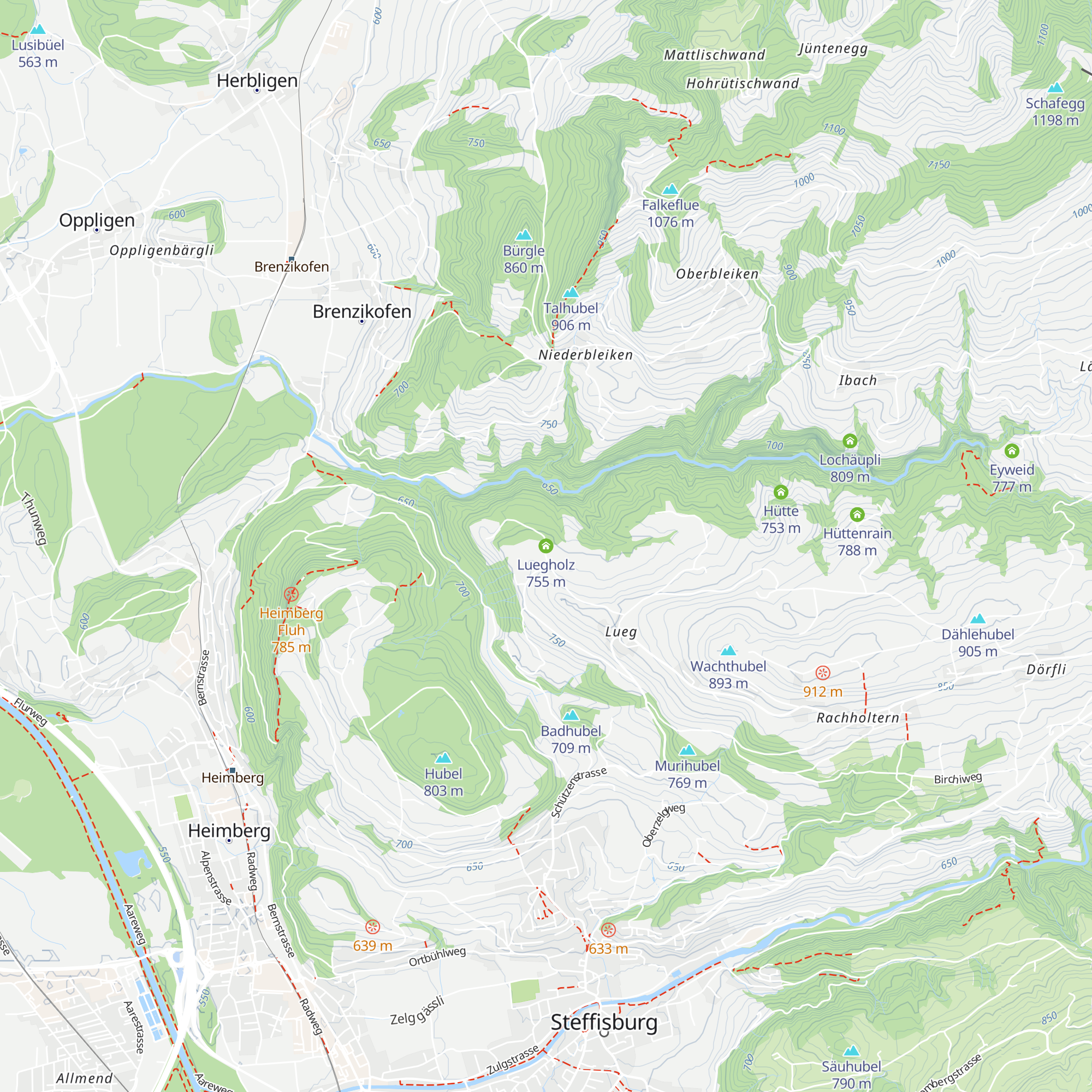Luegholz map