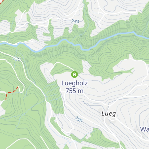 Map of Luegholz