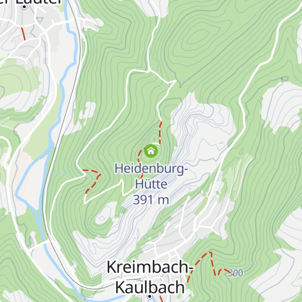 Map of Heidenburg-Hütte