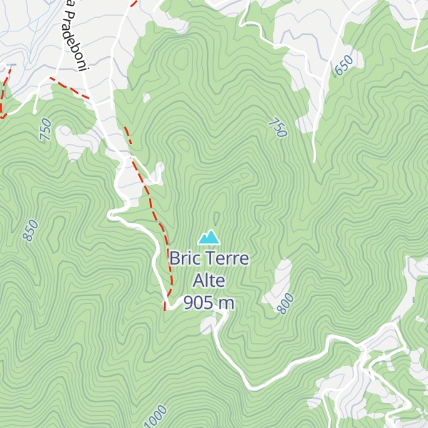 Map of Bric Rotonda