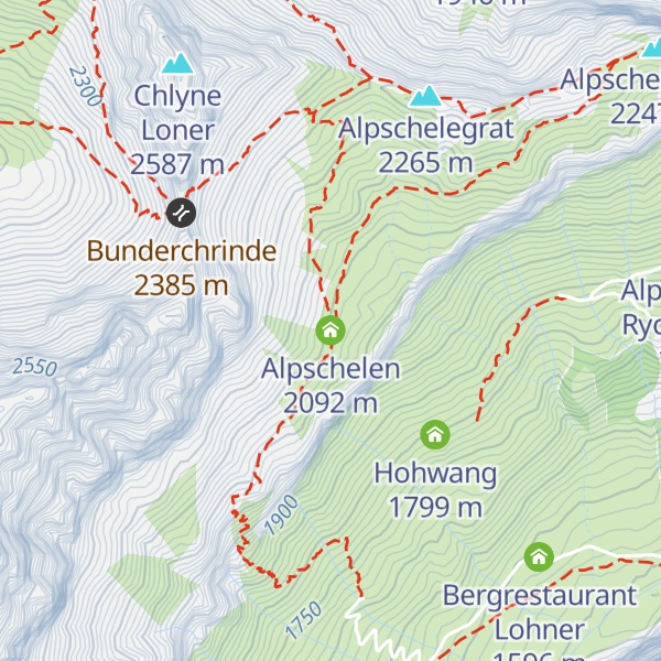 Map of Alpschelen