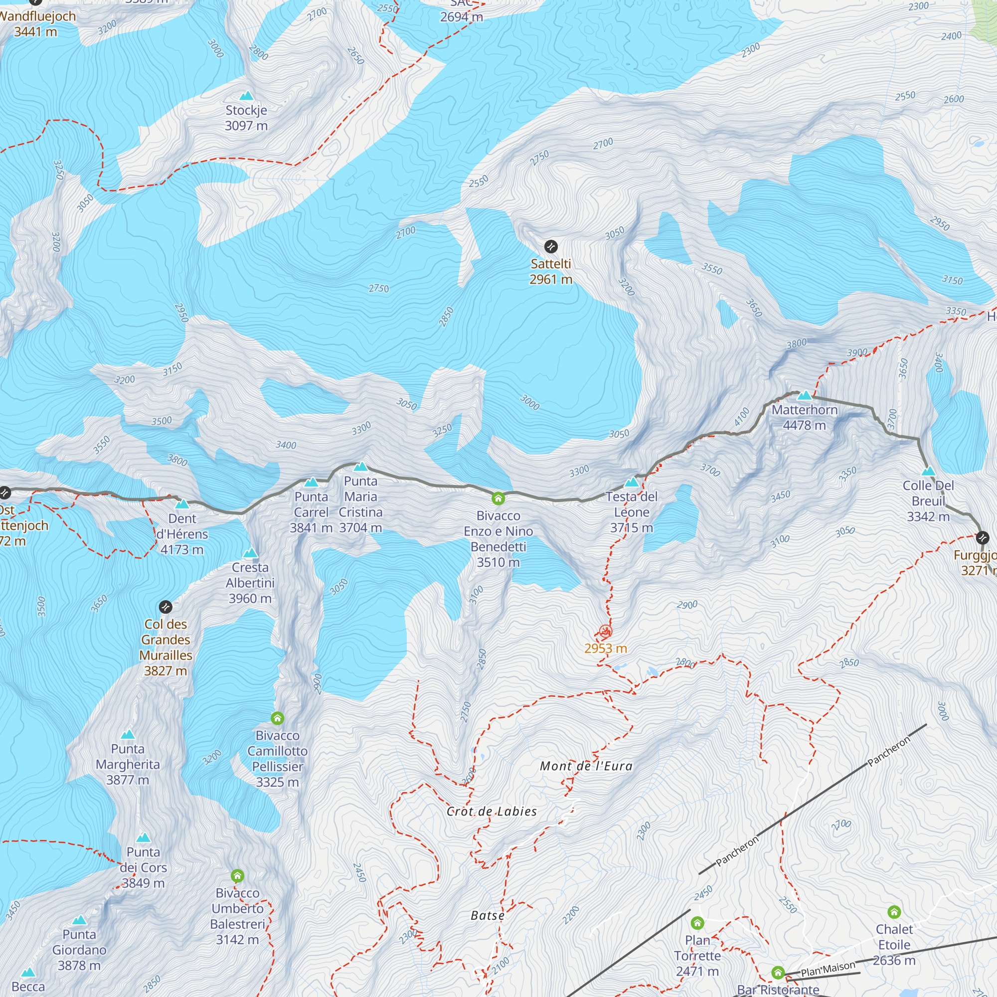 Bivacco Enzo e Nino Benedetti map