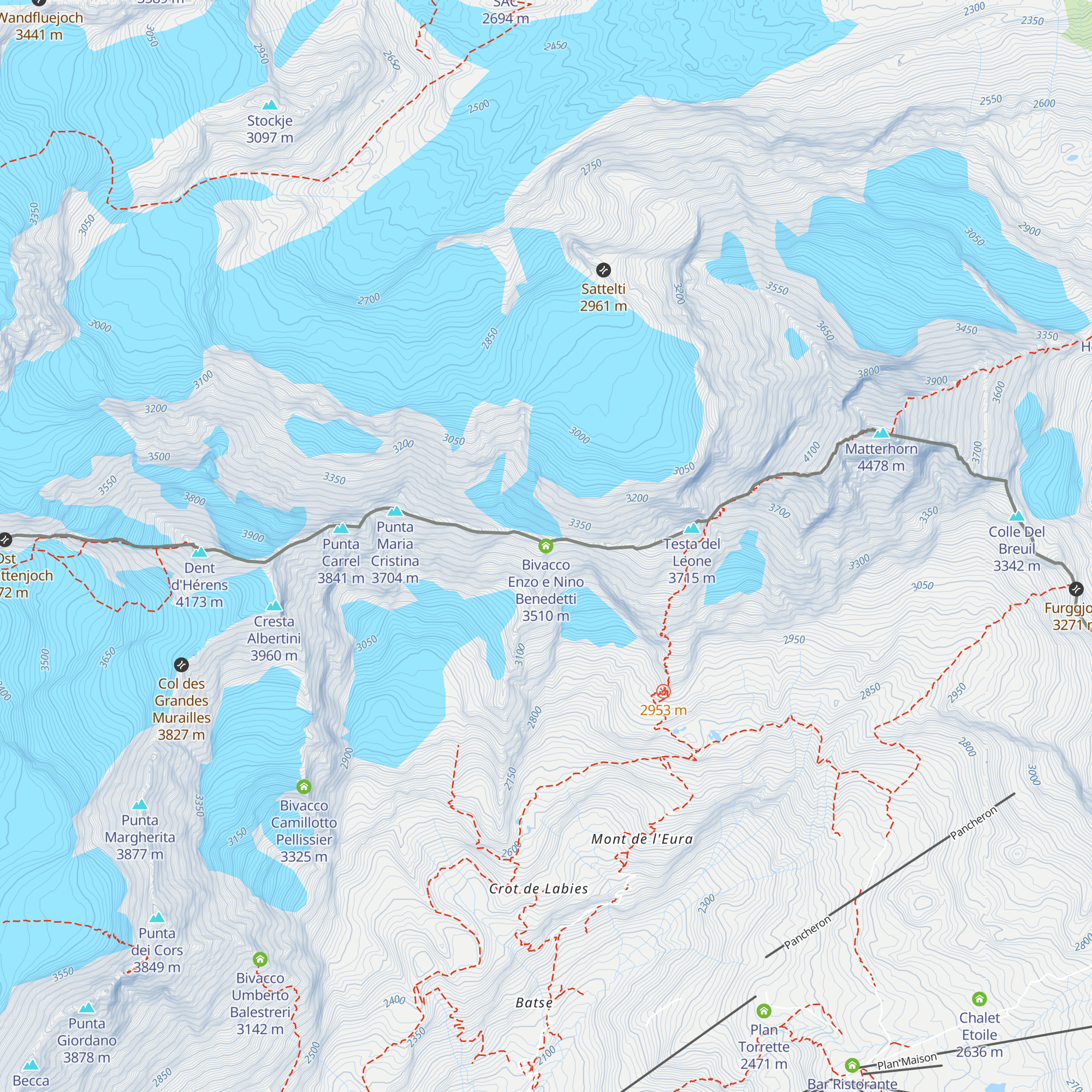 Bivacco Enzo e Nino Benedetti map