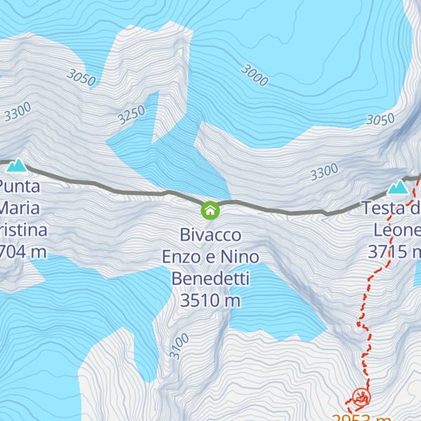 Map of Bivacco Enzo e Nino Benedetti