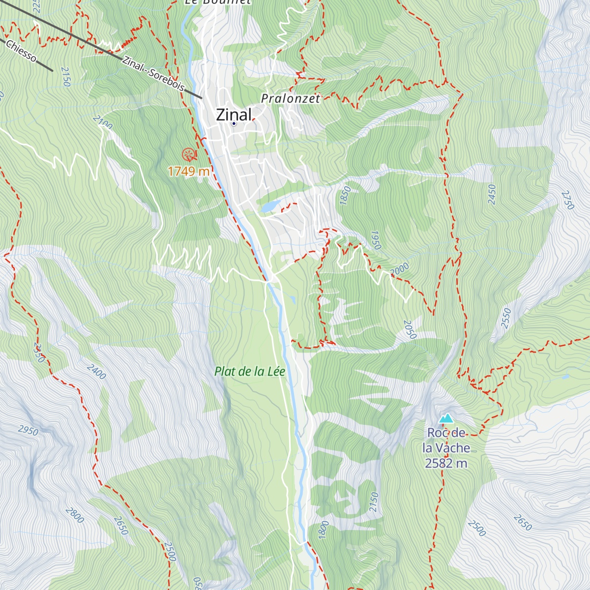 La Tzoucdana map