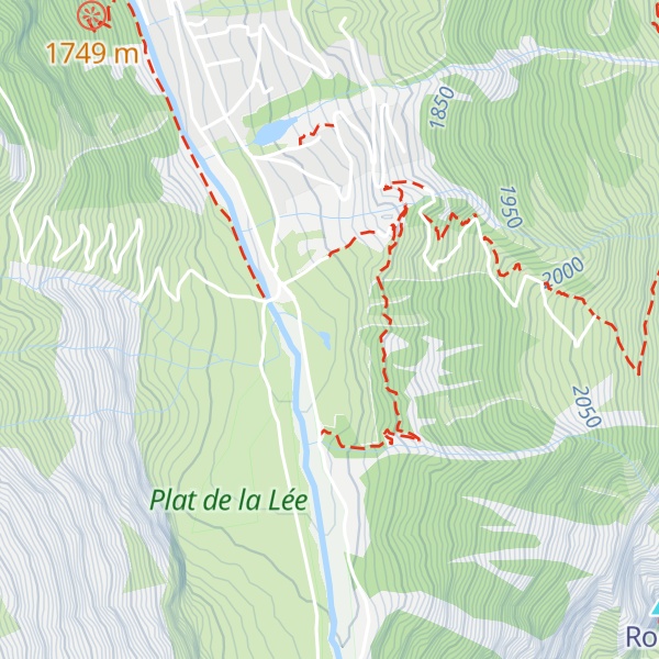 Map of La Tzoucdana