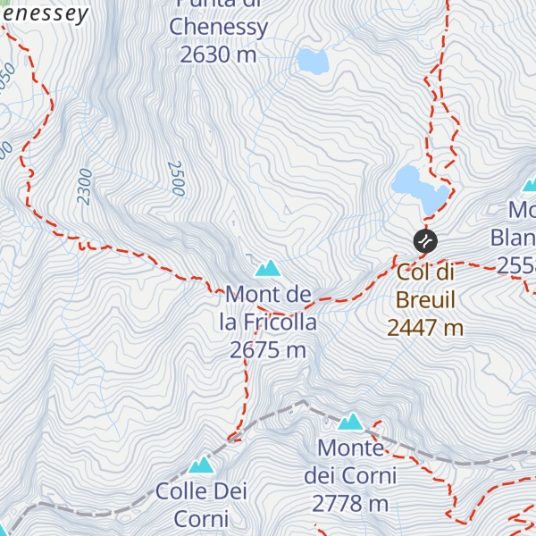 Map of Mont de la Fricolla