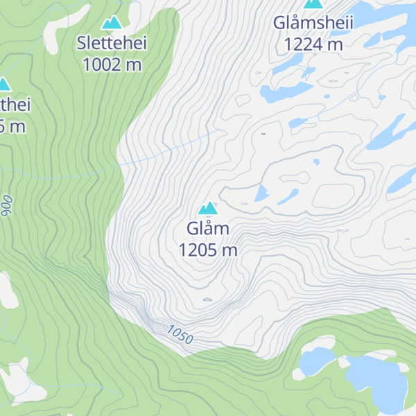Map of Glåm