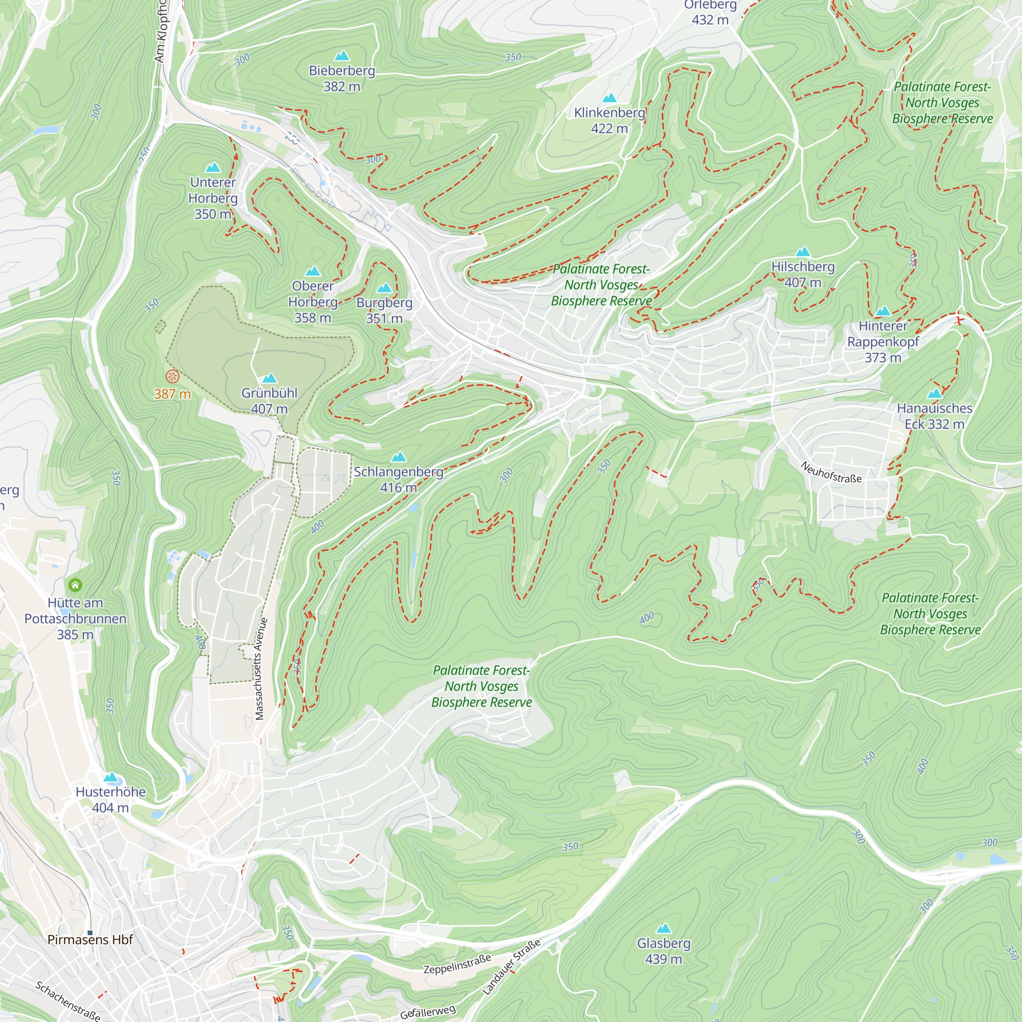 Dekan Ehling Hütte map