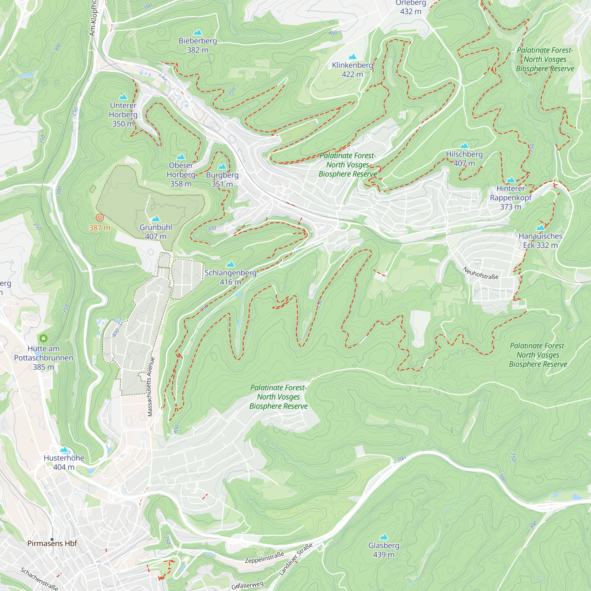 Dekan Ehling Hütte map