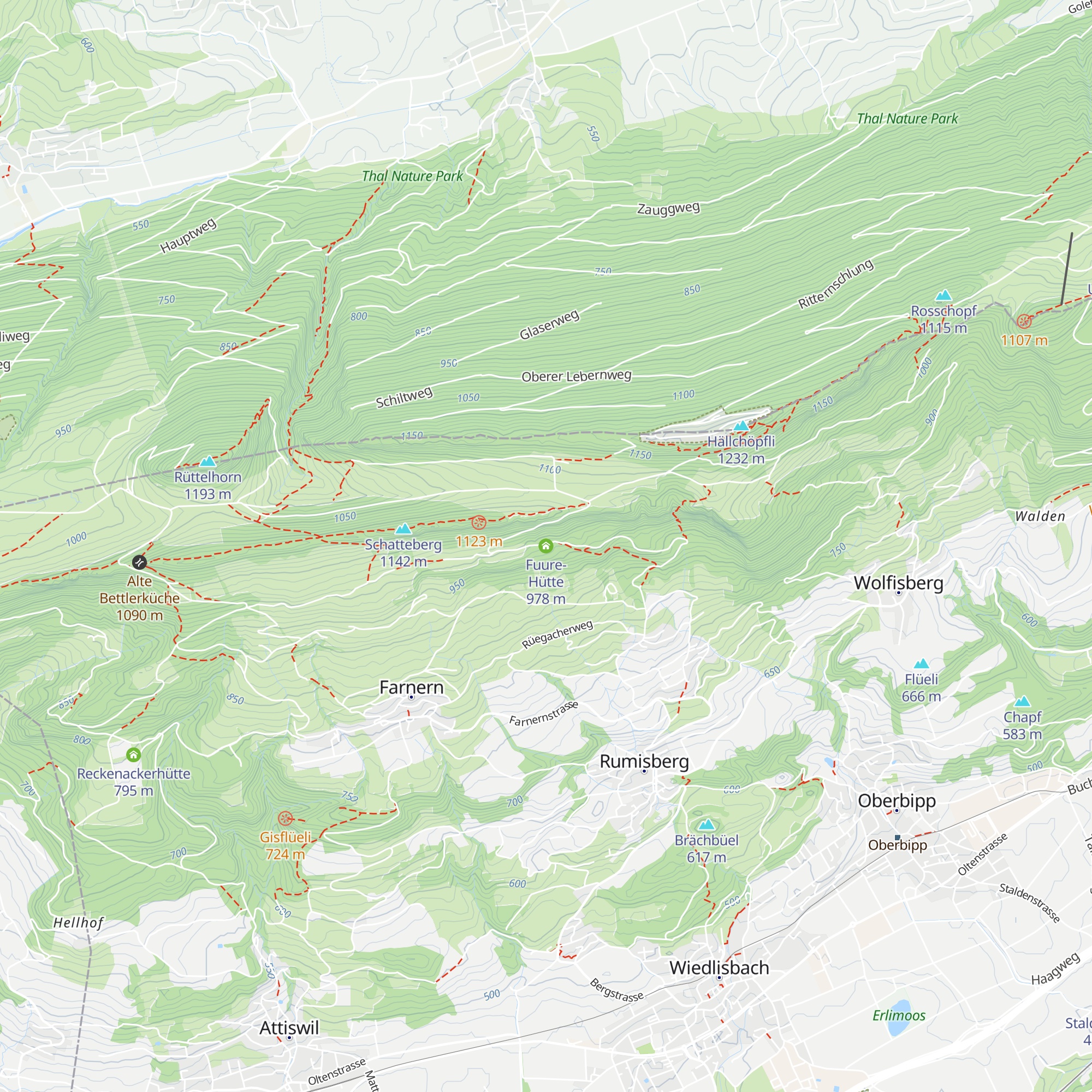 Fuure-Hütte map