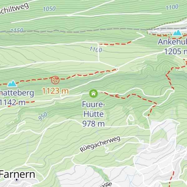 Map of Fuure-Hütte