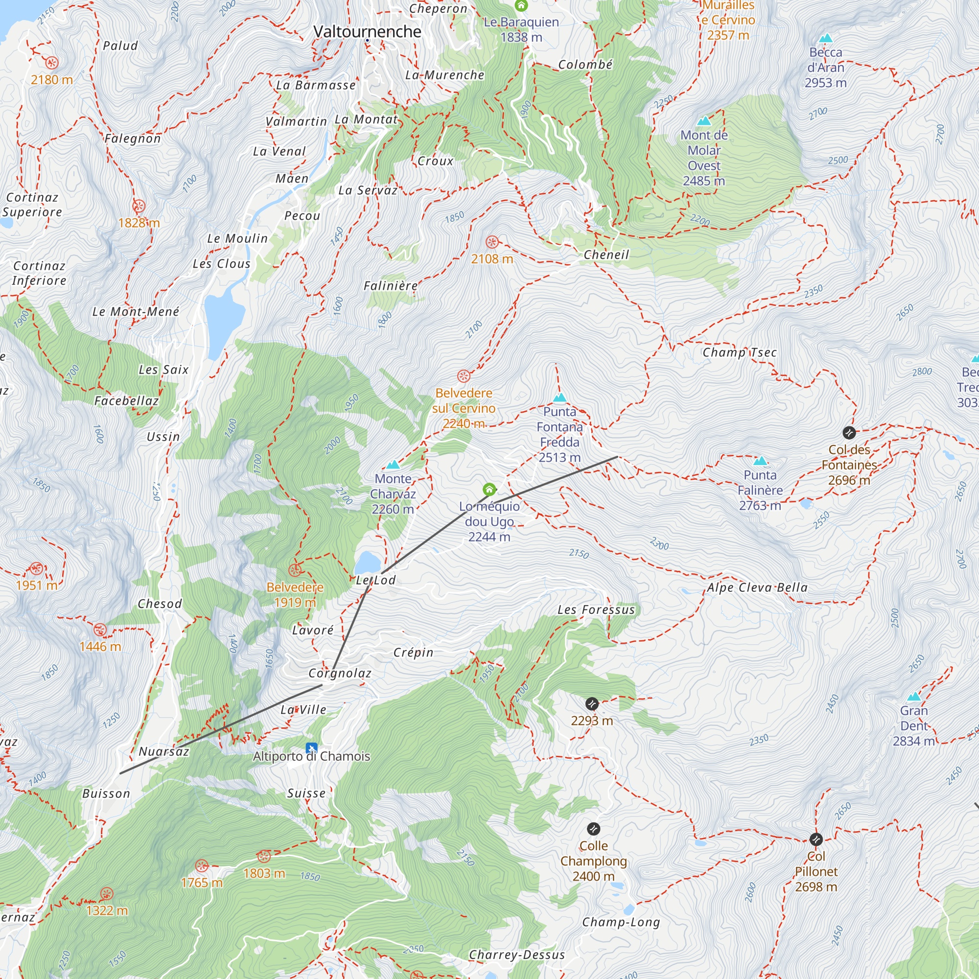 Lo méquio dou Ugo map