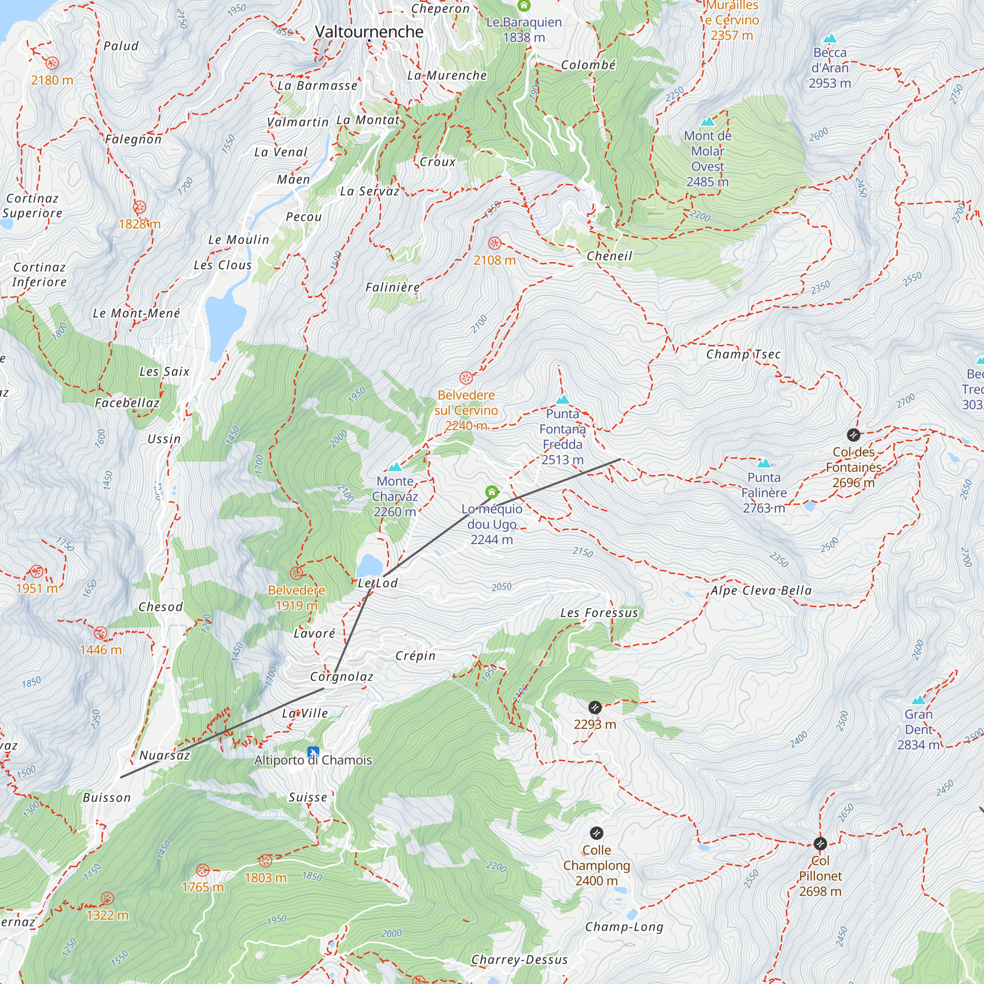 Lo méquio dou Ugo map