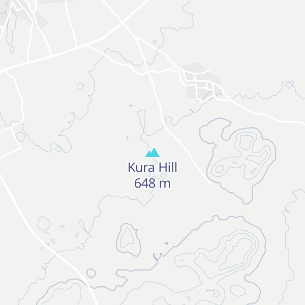 Map of Kura Hill