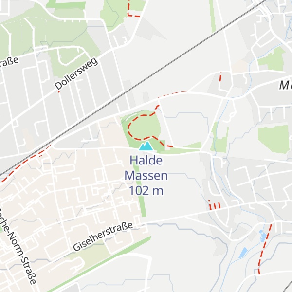 Map of Halde Massen