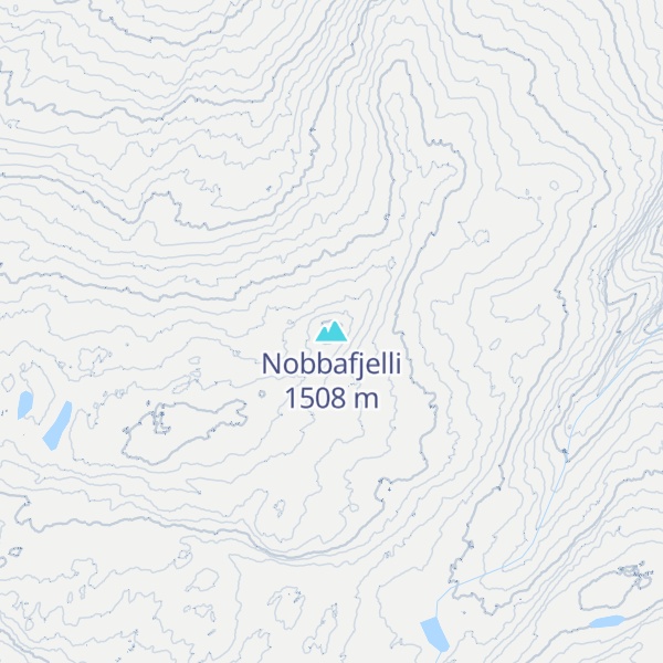 Map of Nobbafjelli