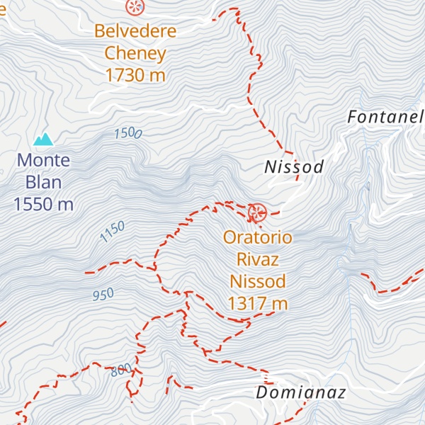 Map of Rivaz