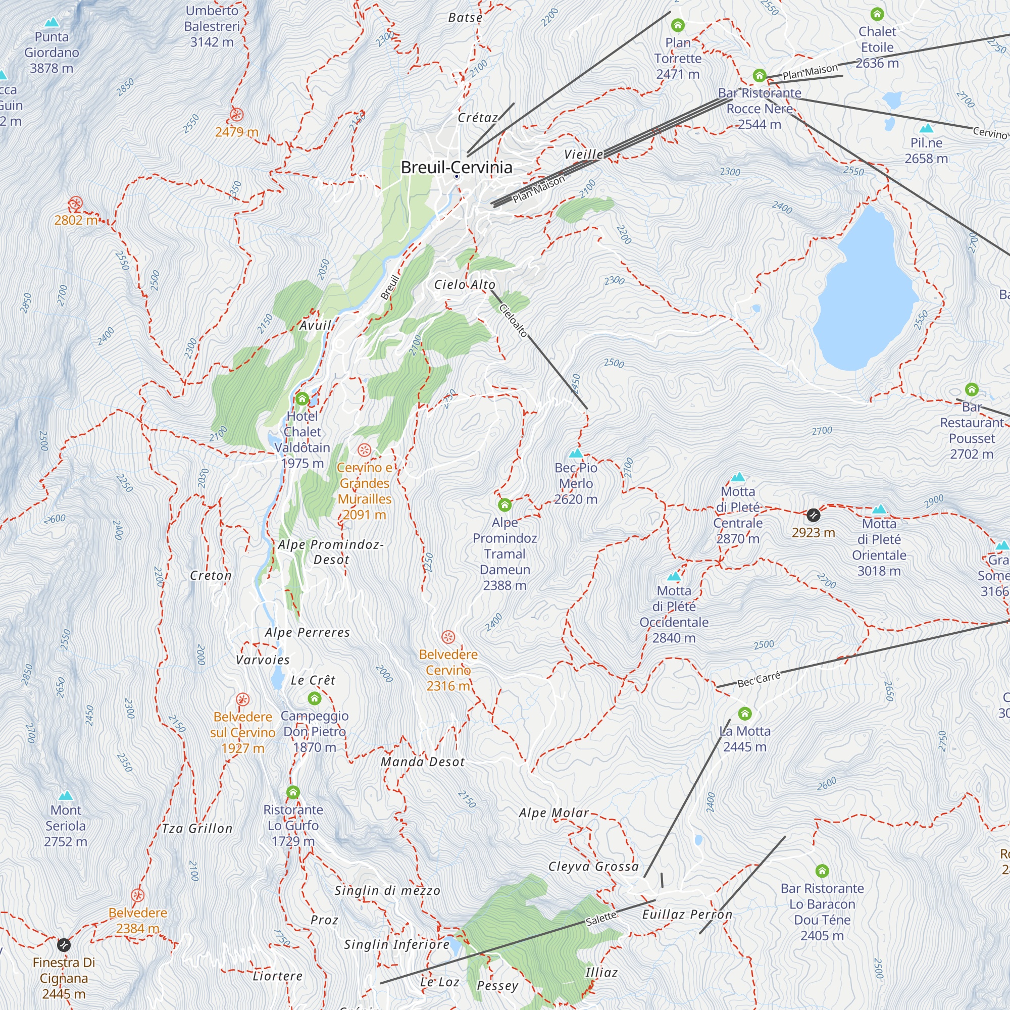 Alpe Promindoz Tramal Dameun map