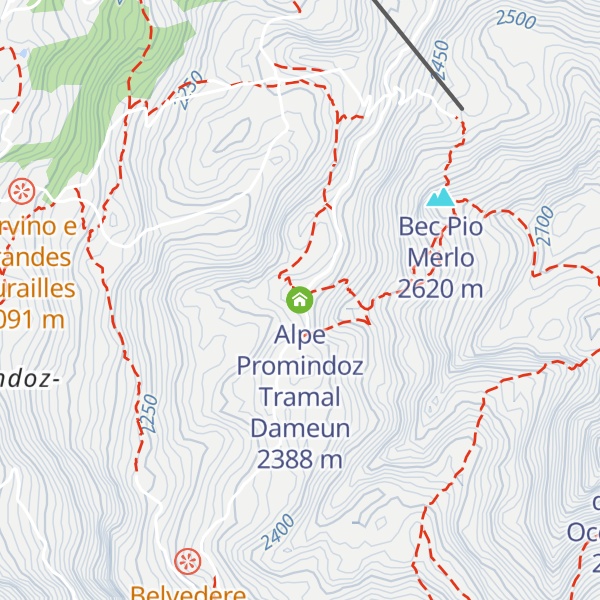 Map of Alpe Promindoz Tramal Dameun