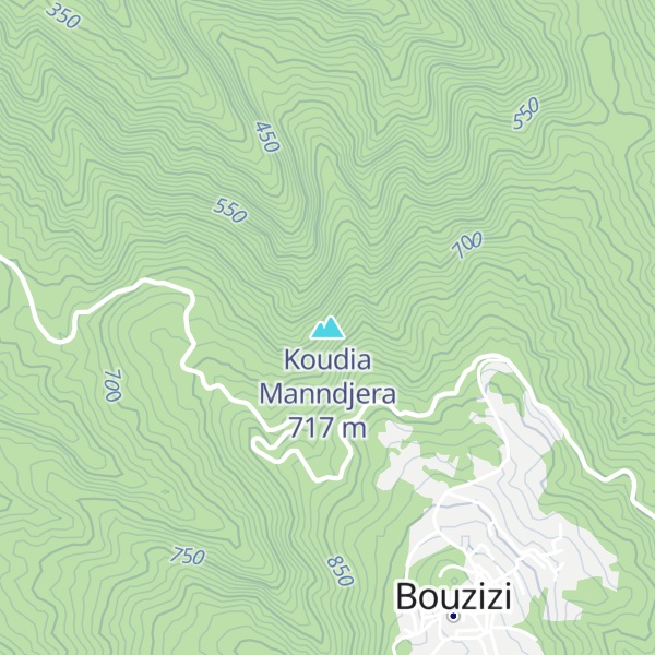 Map of Koudia Manndjera