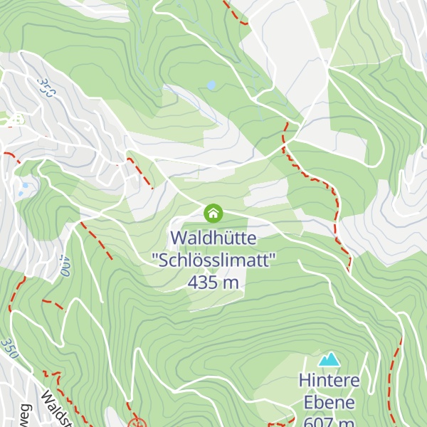 Map of Waldhütte "Schlösslimatt"