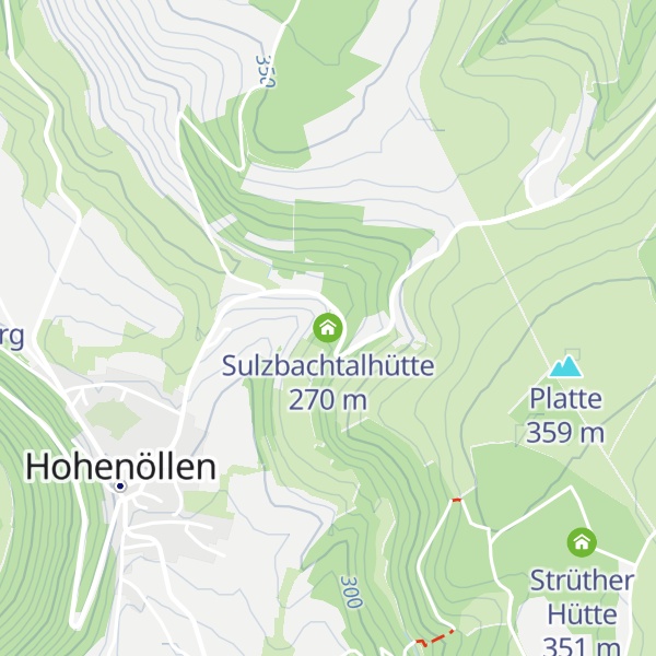 Map of Sulzbachtalhütte