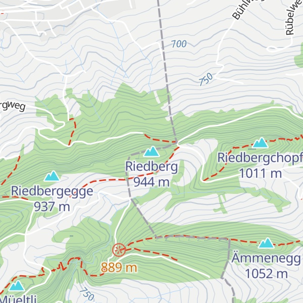 Map of Riedberg
