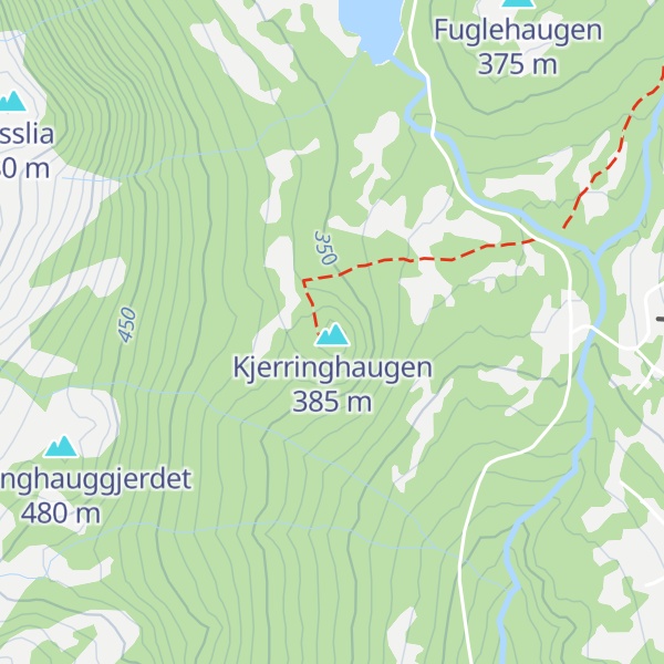 Map of Skorgedalsbu
