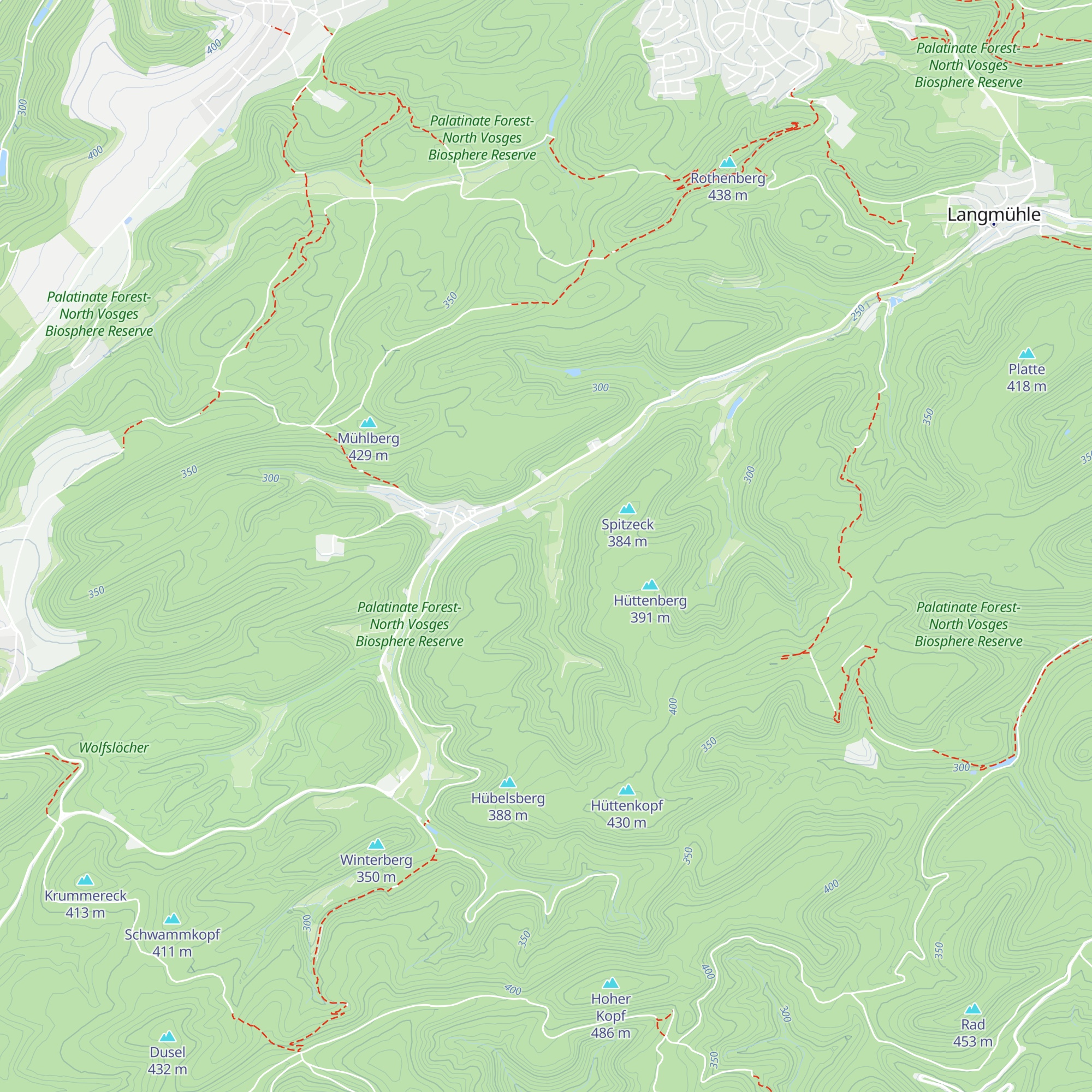 Hüttental map
