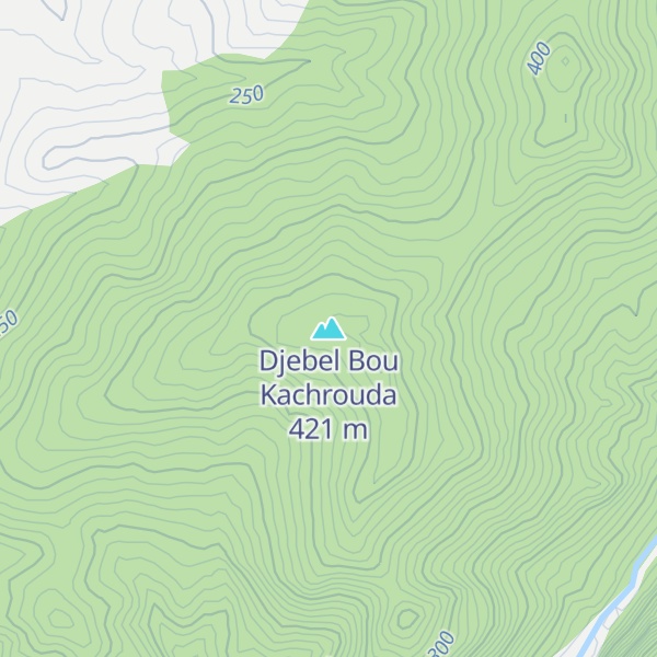 Map of Djebel Bou Kachrouda
