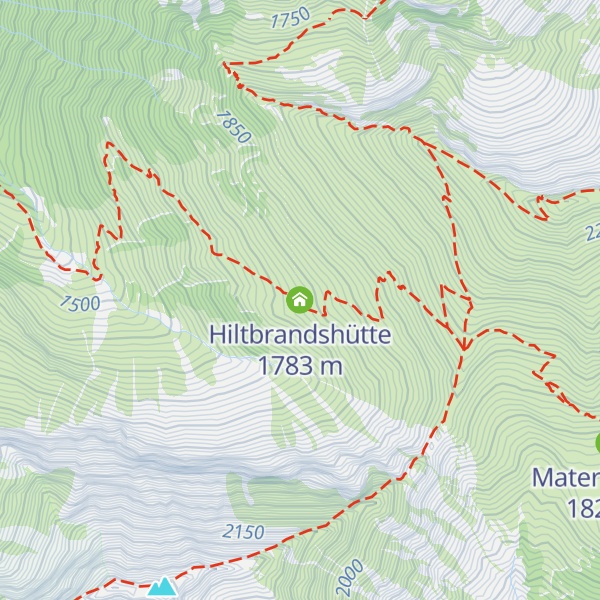 Map of Hiltbrandshütte
