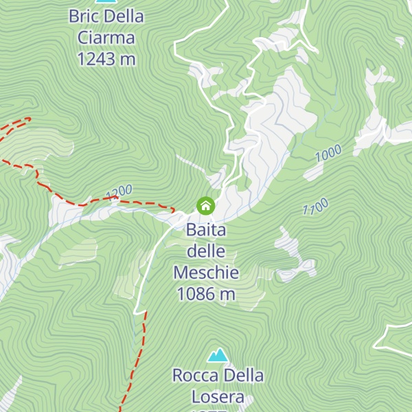 Map of Baita delle Meschie