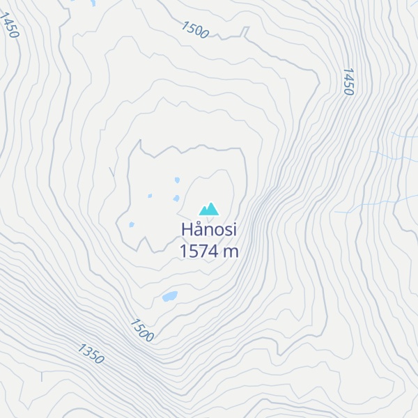 Map of Hånosi