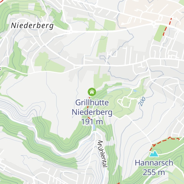 Map of Grillhütte Niederberg