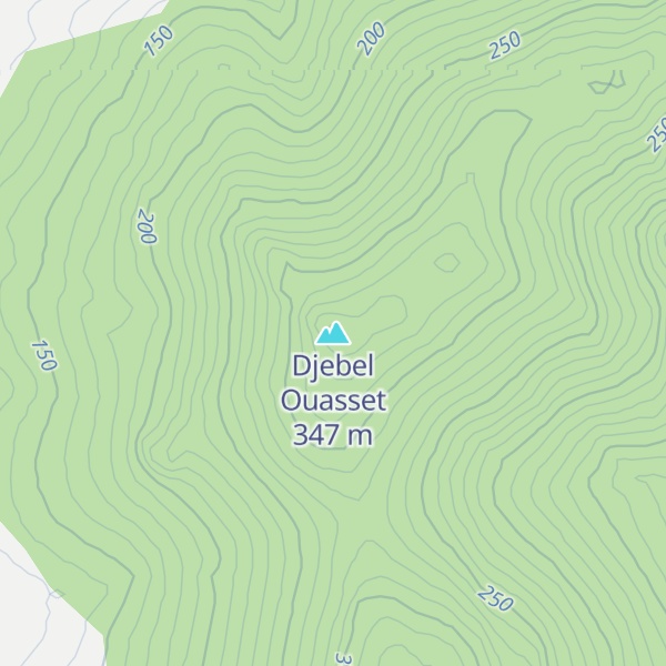 Map of Djebel Ouasset