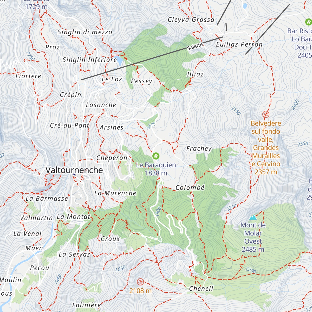 Le Baraquien map