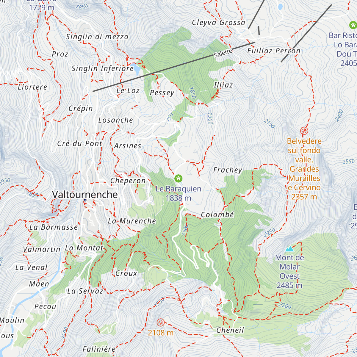 Le Baraquien map