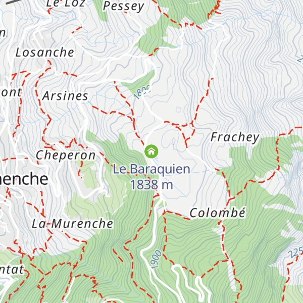 Map of Le Baraquien