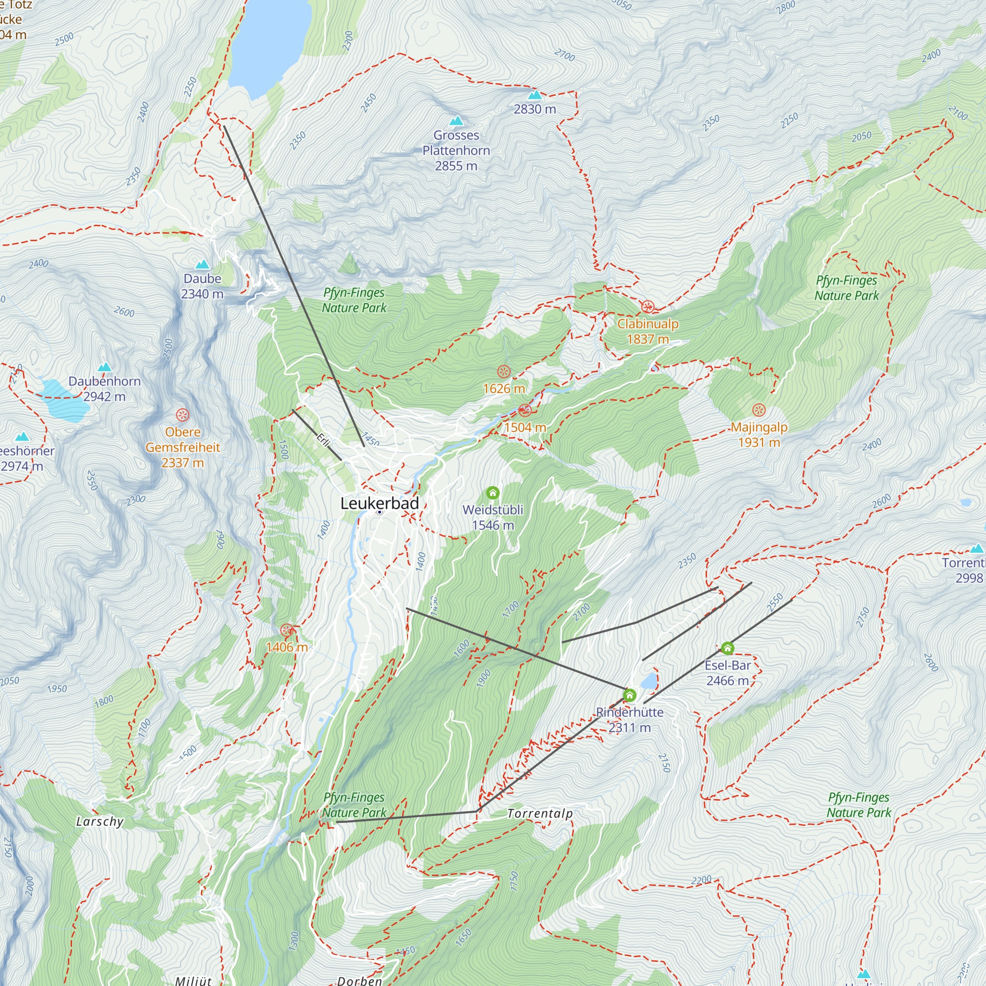 Weidstübli map