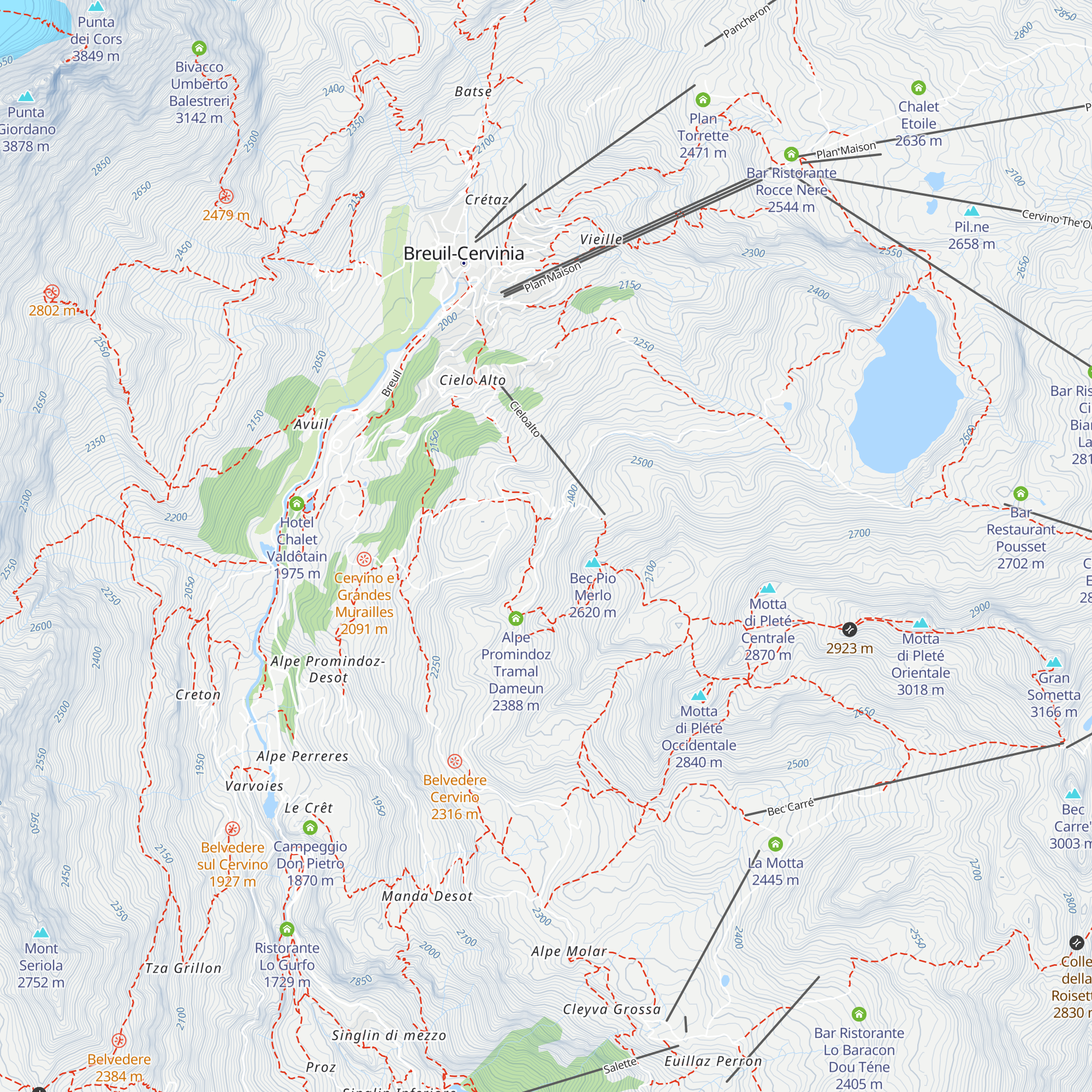 Frantoio map