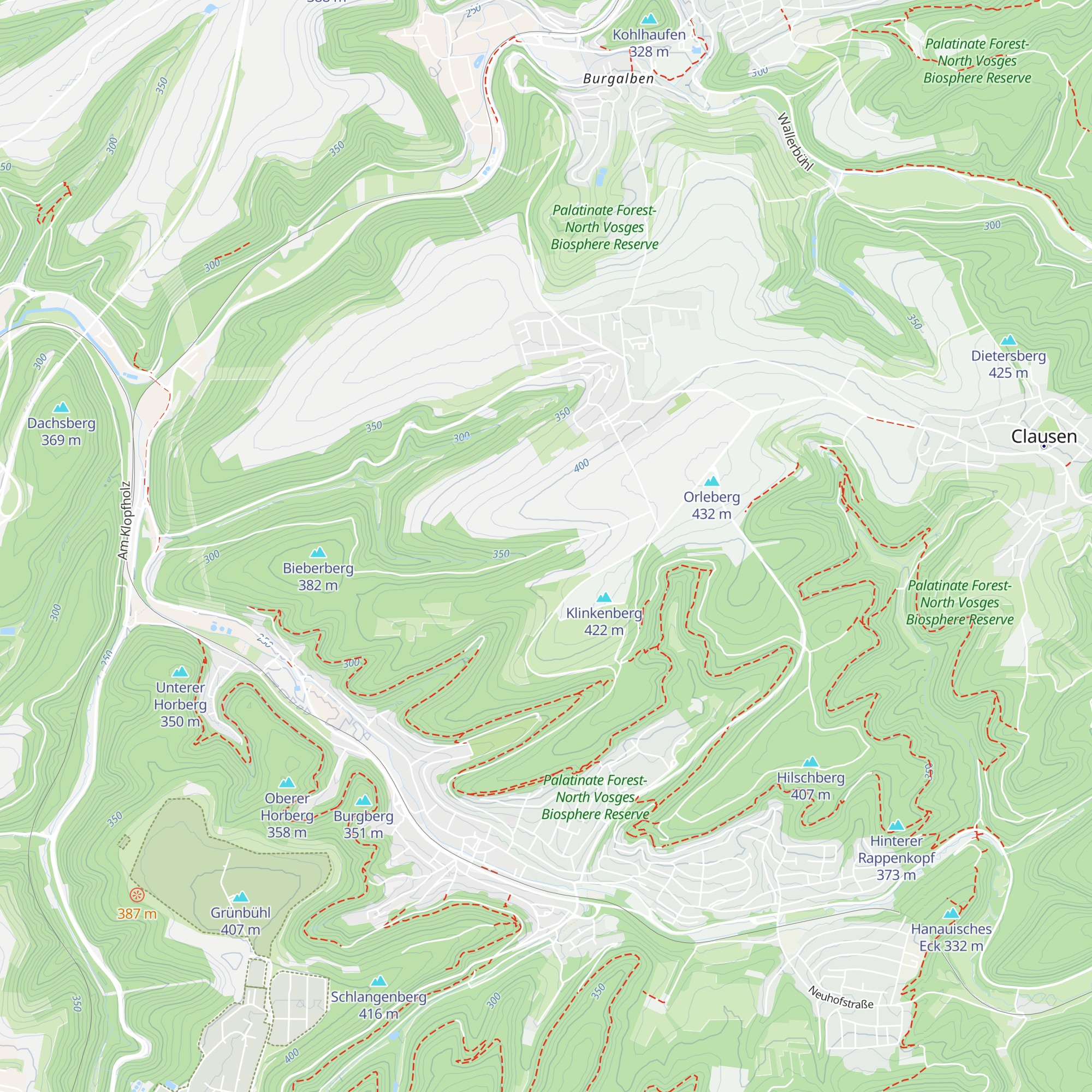 Grillhütte PWV Donsieders map