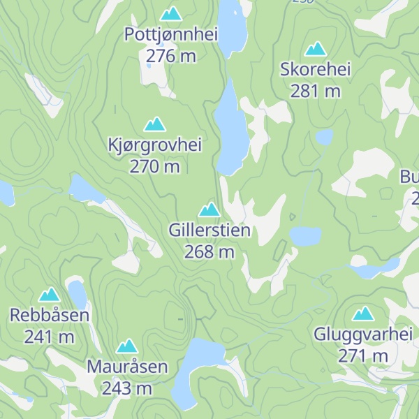 Map of Gillerstien