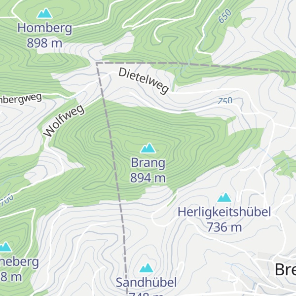 Map of Brang
